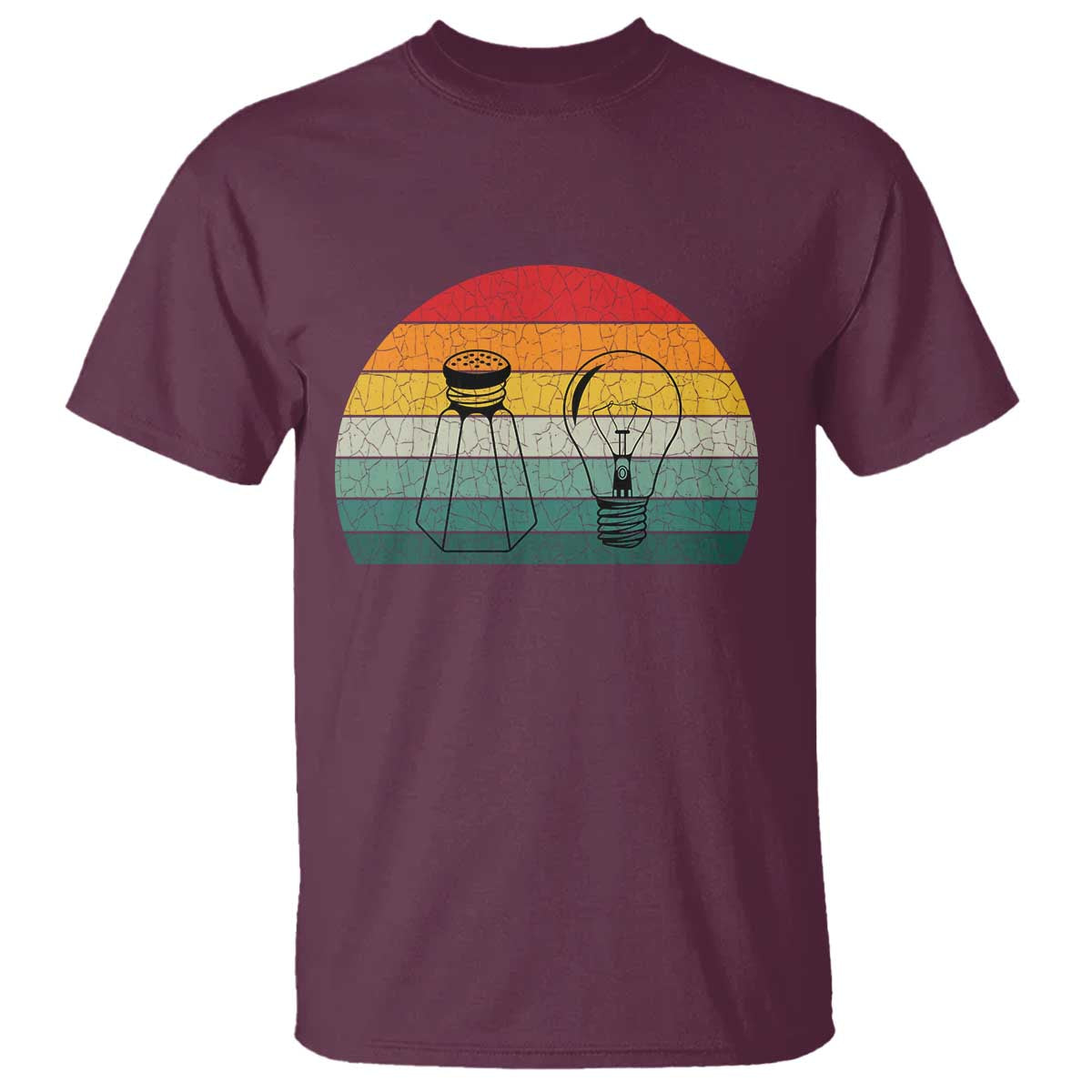 Retro Salt Light Be Ye Salt Christ T Shirt Bible Verse Christian Worship TS10 Maroon Print Your Wear
