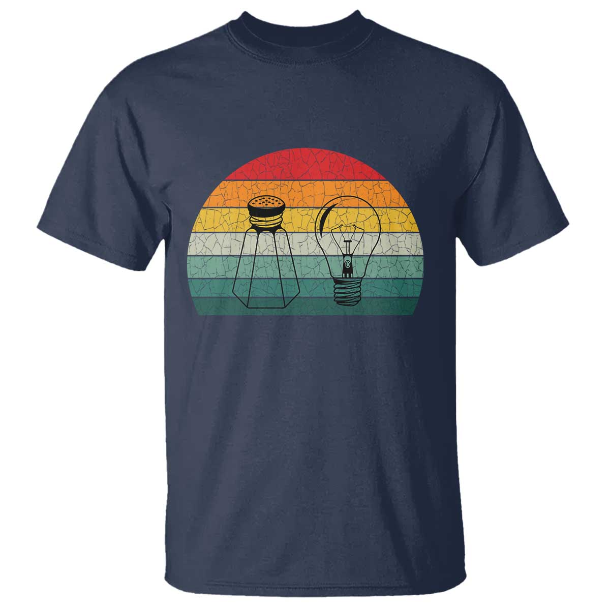 Retro Salt Light Be Ye Salt Christ T Shirt Bible Verse Christian Worship TS10 Navy Print Your Wear