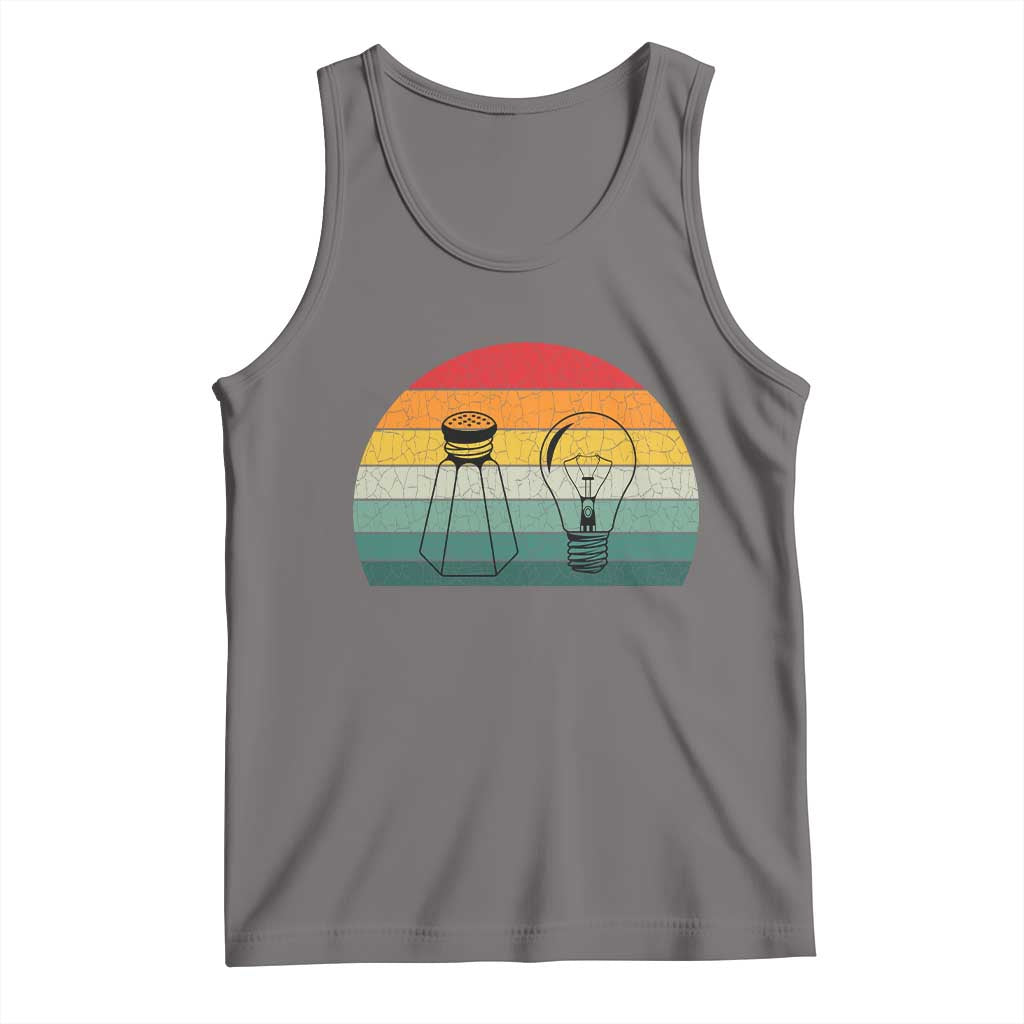 Retro Salt Light Be Ye Salt Christ Tank Top Bible Verse Christian Worship TS10 Deep Heather Print Your Wear