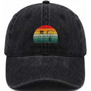 Retro Salt Light Be Ye Salt Christ Washed Cotton Baseball Cap Bible Verse Christian Worship TS10 Print Your Wear