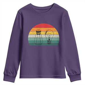 Retro Salt Light Be Ye Salt Christ Youth Sweatshirt Bible Verse Christian Worship TS10 Purple Print Your Wear