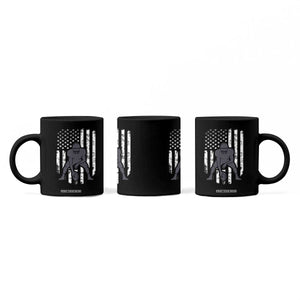 Football Player American Flag Coffee Mug Cool Distressed Vintage Patriotic TS10 Print Your Wear