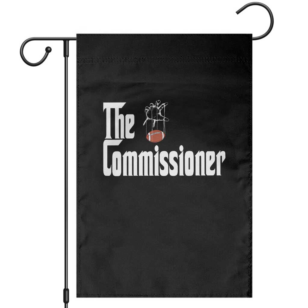Fantasy Football Commissioner Garden Flag Draft Party Commish FFL TS10 Black Print Your Wear