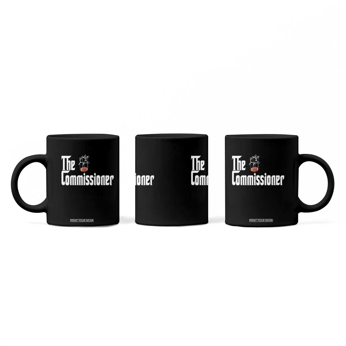 Fantasy Football Commissioner Coffee Mug Draft Party Commish FFL TS10 Print Your Wear