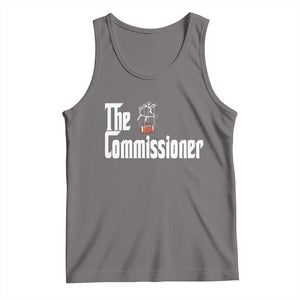 Fantasy Football Commissioner Tank Top Draft Party Commish FFL TS10 Deep Heather Print Your Wear