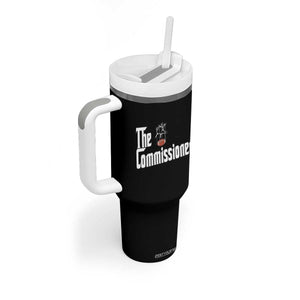 Fantasy Football Commissioner Tumbler With Handle Draft Party Commish FFL TS10 Print Your Wear