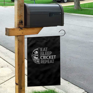 Eat Sleep Cricket Repeat Garden Flag Retro Vintage Cricket Gifts TS10 Print Your Wear