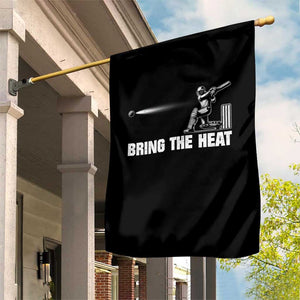 Cricket Player Garden Flag Bring The Heat Batting TS10 Print Your Wear