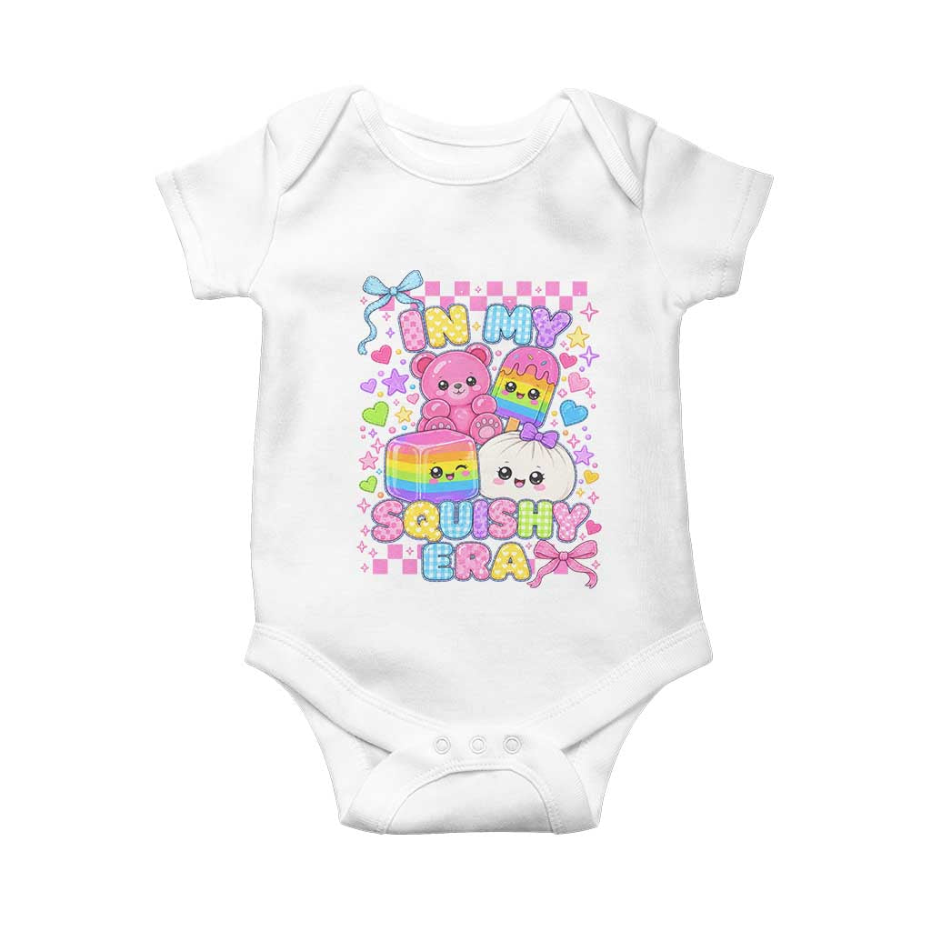 In My Squishy Era Baby Onesie Cute Kawaii Pastel Dumpling Graphic TS10 White Print Your Wear