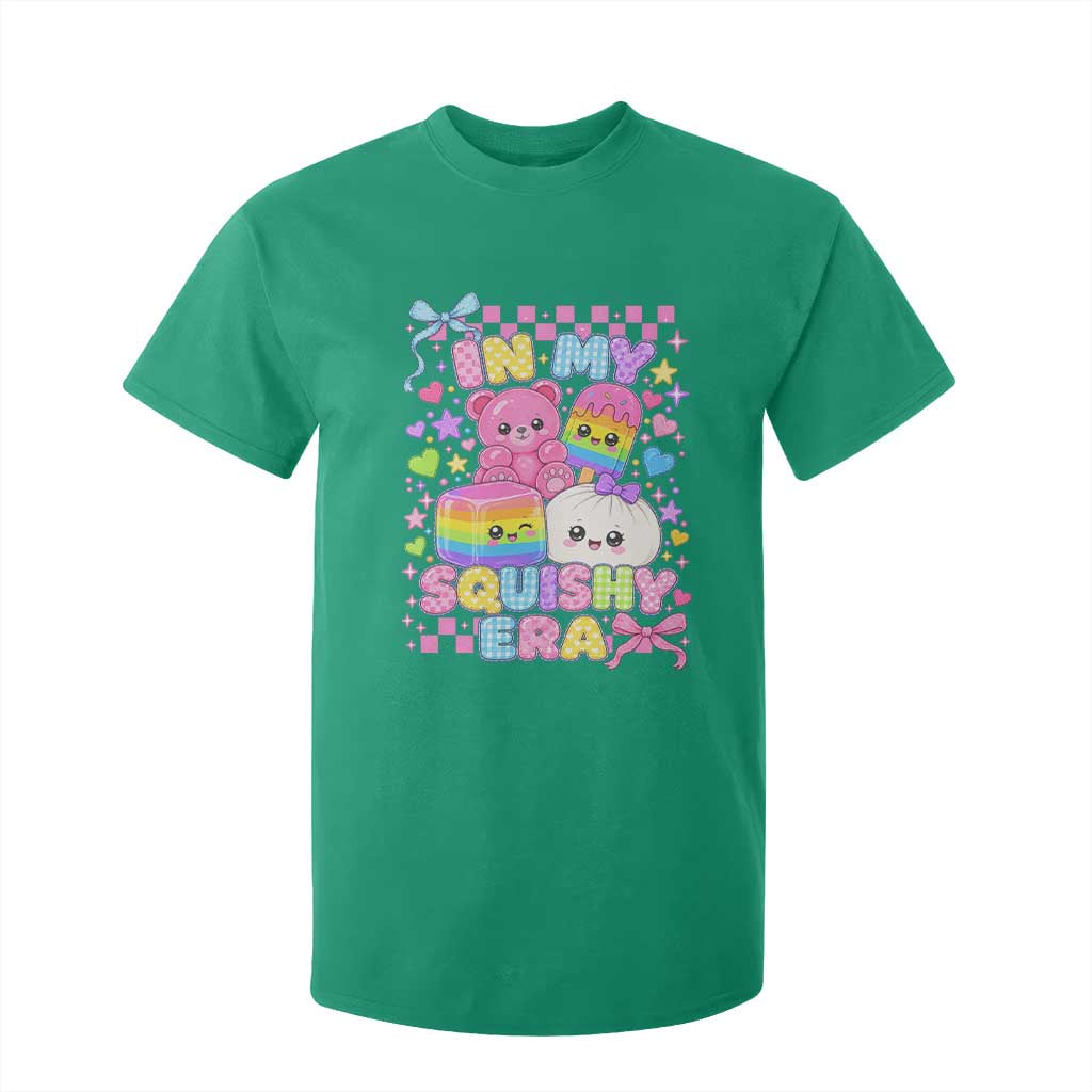 In My Squishy Era T Shirt For Kid Cute Kawaii Pastel Dumpling Graphic TS10 Irish Green Print Your Wear