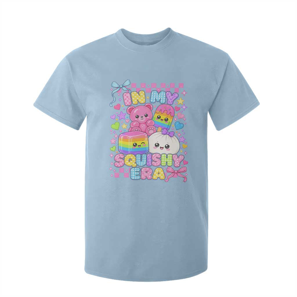 In My Squishy Era T Shirt For Kid Cute Kawaii Pastel Dumpling Graphic TS10 Light Blue Print Your Wear