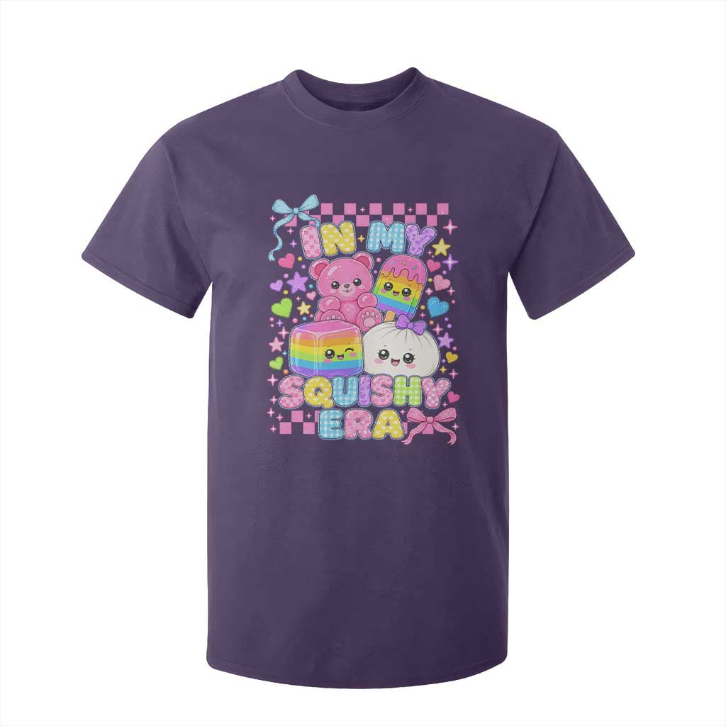 In My Squishy Era T Shirt For Kid Cute Kawaii Pastel Dumpling Graphic TS10 Purple Print Your Wear