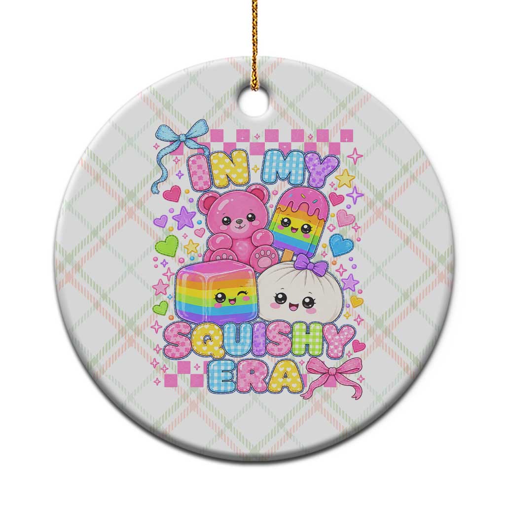 In My Squishy Era Ceramic Ornament Cute Kawaii Pastel Dumpling Graphic TS10 1pc Christmas Plaid Print Your Wear