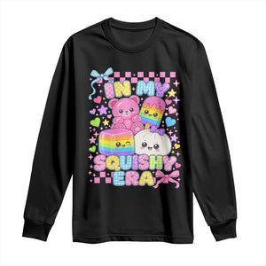 In My Squishy Era Long Sleeve Shirt Cute Kawaii Pastel Dumpling Graphic TS10 Black Print Your Wear