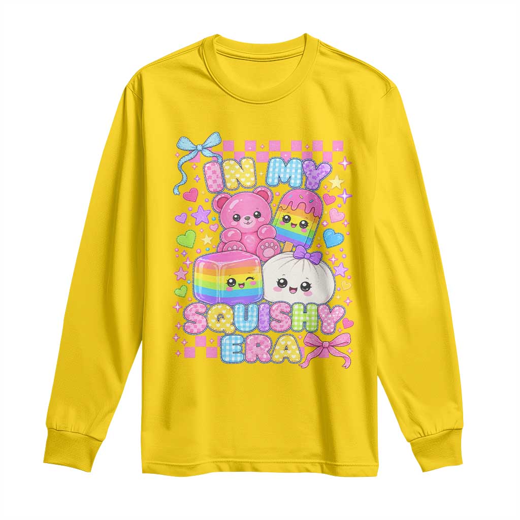 In My Squishy Era Long Sleeve Shirt Cute Kawaii Pastel Dumpling Graphic TS10 Daisy Print Your Wear