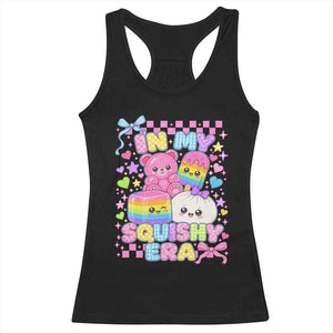 In My Squishy Era Racerback Tank Top Cute Kawaii Pastel Dumpling Graphic TS10 Black Print Your Wear