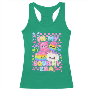 In My Squishy Era Racerback Tank Top Cute Kawaii Pastel Dumpling Graphic TS10 Irish Green Print Your Wear