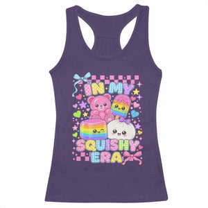 In My Squishy Era Racerback Tank Top Cute Kawaii Pastel Dumpling Graphic TS10 Purple Print Your Wear