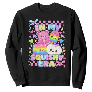 In My Squishy Era Sweatshirt Cute Kawaii Pastel Dumpling Graphic TS10 Black Print Your Wear