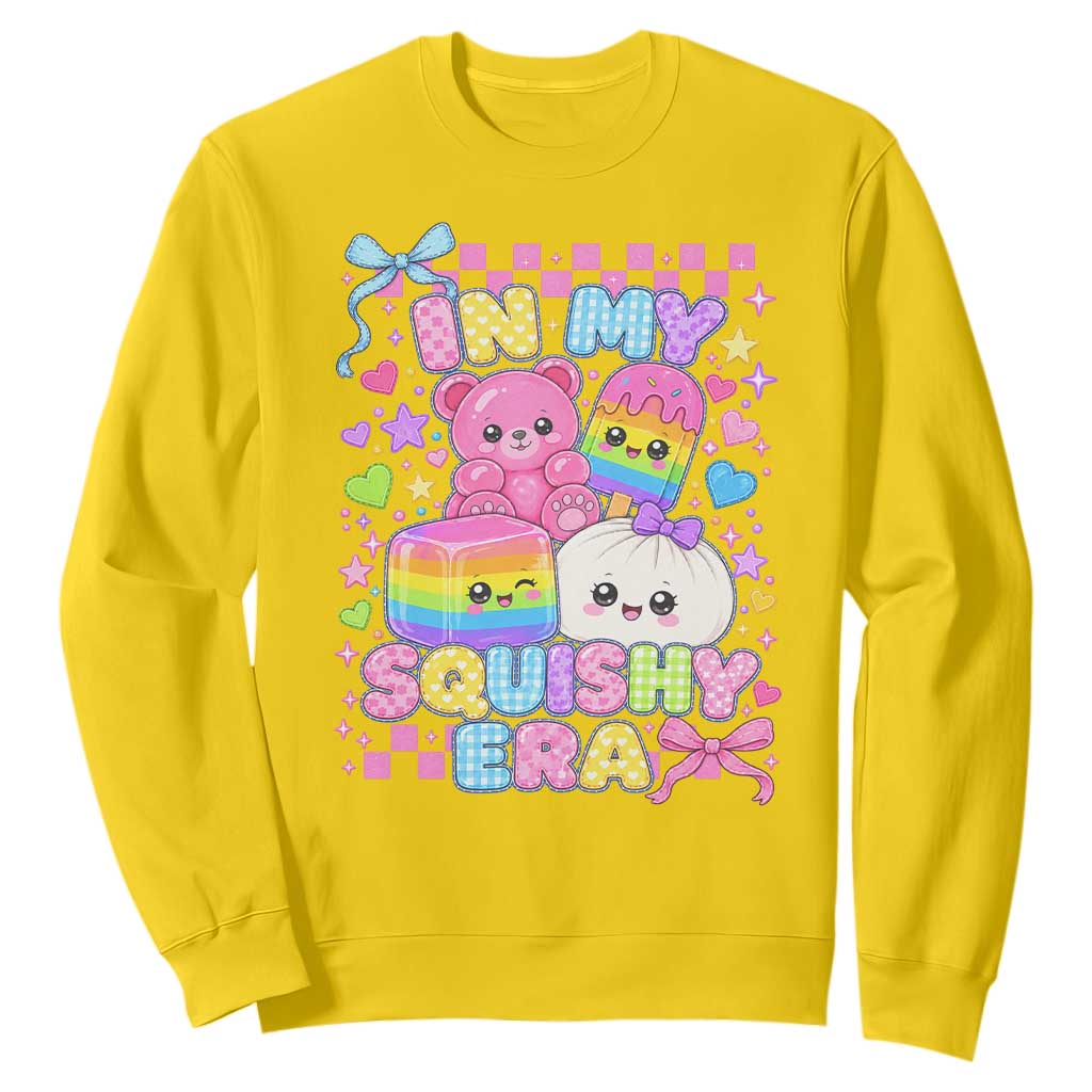 In My Squishy Era Sweatshirt Cute Kawaii Pastel Dumpling Graphic TS10 Daisy Print Your Wear