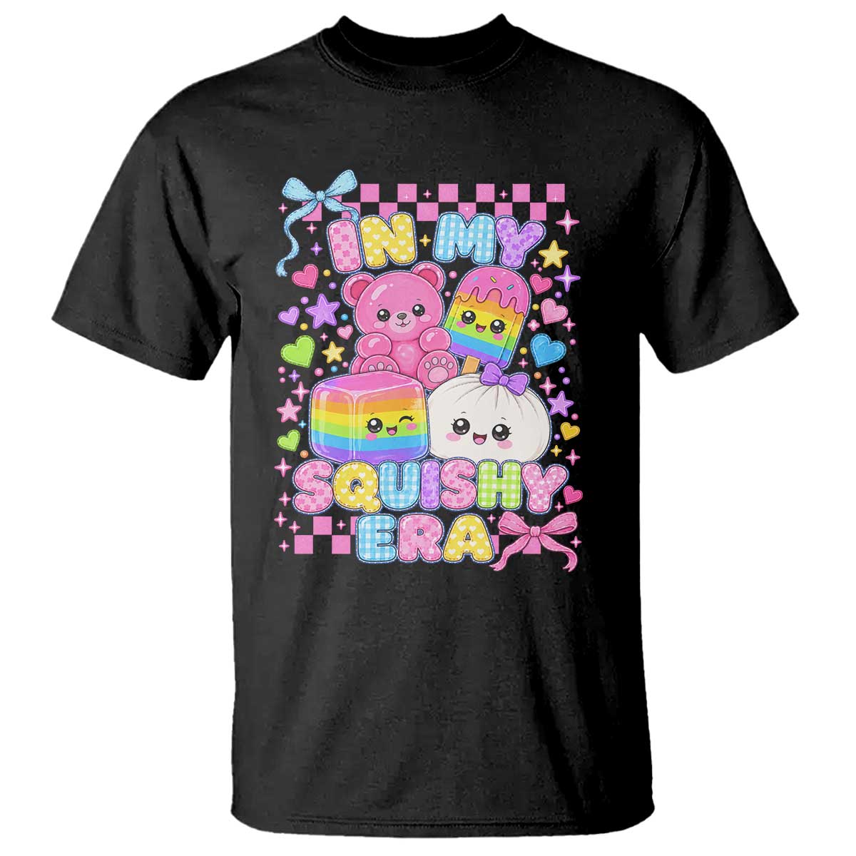 In My Squishy Era T Shirt Cute Kawaii Pastel Dumpling Graphic TS10 Black Print Your Wear