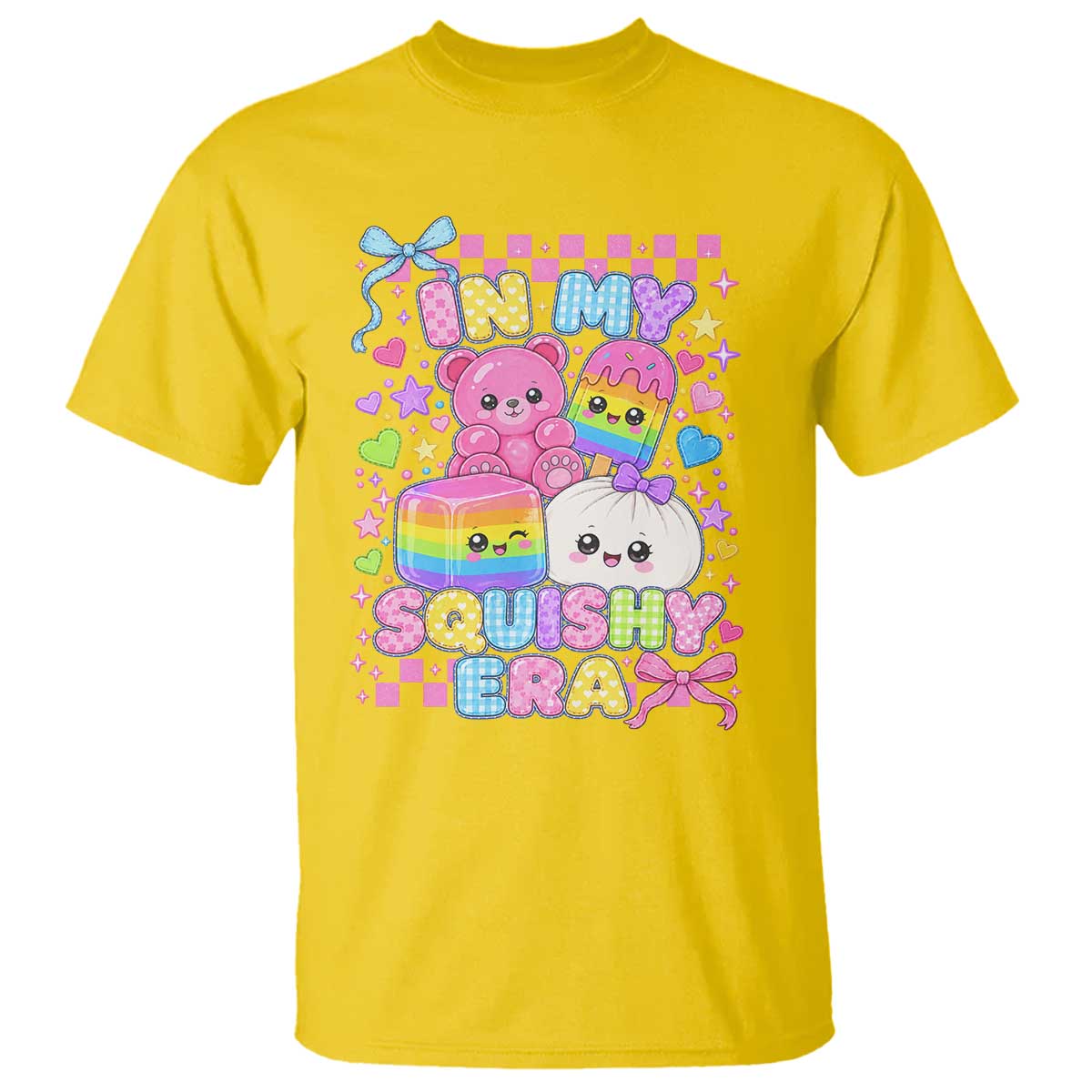 In My Squishy Era T Shirt Cute Kawaii Pastel Dumpling Graphic TS10 Daisy Print Your Wear
