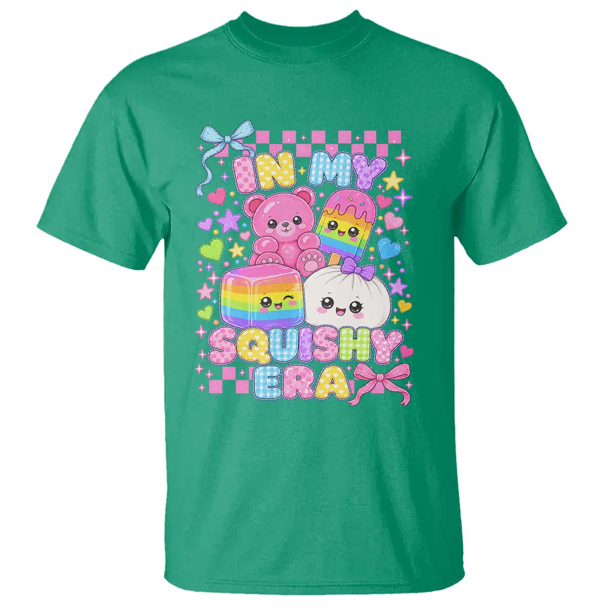 In My Squishy Era T Shirt Cute Kawaii Pastel Dumpling Graphic TS10 Irish Green Print Your Wear