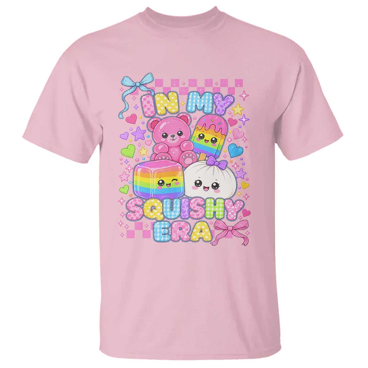In My Squishy Era T Shirt Cute Kawaii Pastel Dumpling Graphic TS10 Light Pink Print Your Wear
