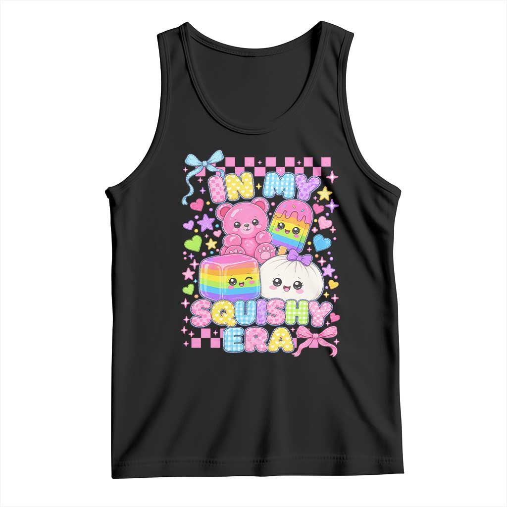 In My Squishy Era Tank Top Cute Kawaii Pastel Dumpling Graphic TS10 Black Print Your Wear