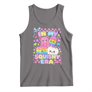 In My Squishy Era Tank Top Cute Kawaii Pastel Dumpling Graphic TS10 Deep Heather Print Your Wear