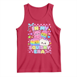 In My Squishy Era Tank Top Cute Kawaii Pastel Dumpling Graphic TS10 Red Print Your Wear