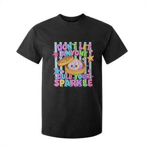 Squishy Lovers T Shirt For Kid Dont Let Anyone Dull Your Sparkle Cute Rainbow Dumpling Graphic TS10 Black Print Your Wear