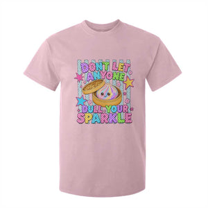 Squishy Lovers T Shirt For Kid Dont Let Anyone Dull Your Sparkle Cute Rainbow Dumpling Graphic TS10 Light Pink Print Your Wear