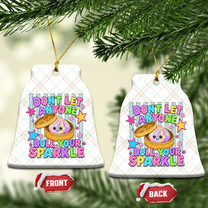 Squishy Lovers Ceramic Ornament Dont Let Anyone Dull Your Sparkle Cute Rainbow Dumpling Graphic TS10 Print Your Wear