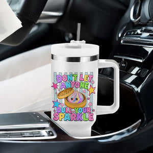 Squishy Lovers Tumbler With Handle Dont Let Anyone Dull Your Sparkle Cute Rainbow Dumpling Graphic TS10 Print Your Wear