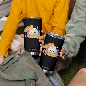 Cute Rainbow Dumpling Squishy Tumbler Cup Kawaii Graphic TS10 Print Your Wear