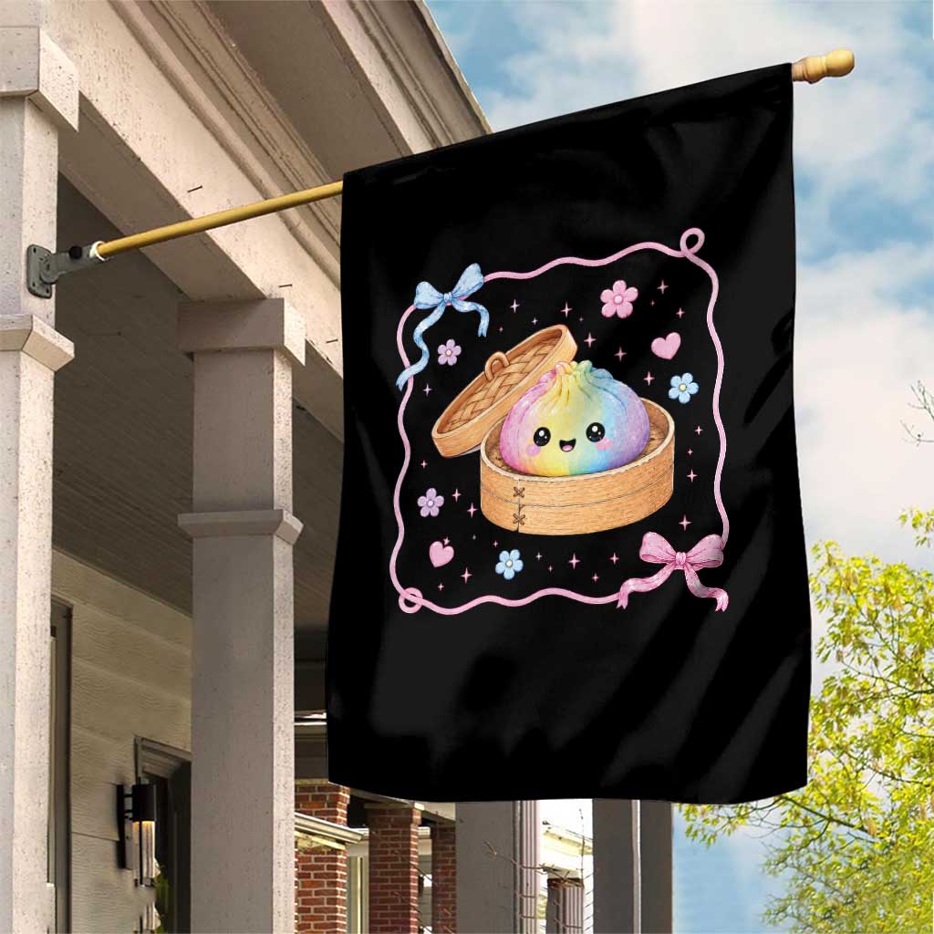 Squishy Lovers Garden Flag Cute Dumpling Graphic Coquette Bow Girls TS10 Print Your Wear