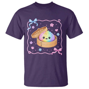 Squishy Lovers T Shirt Cute Dumpling Graphic Coquette Bow Girls TS10 Purple Print Your Wear