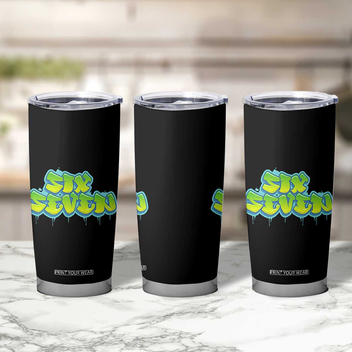 67 Meme Tumbler Cup Six Seven Funny Gen Alpha Slang Saying TS10 Print Your Wear