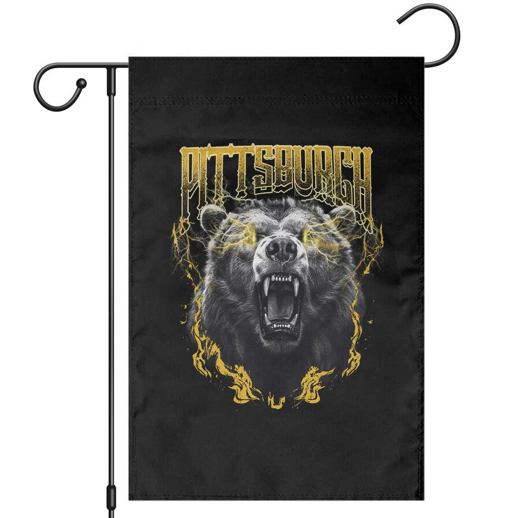 Vintage PFS Garden Flag Retro Sports Fan Wild Mascot Streetwear Bootleg TS10 Black Print Your Wear