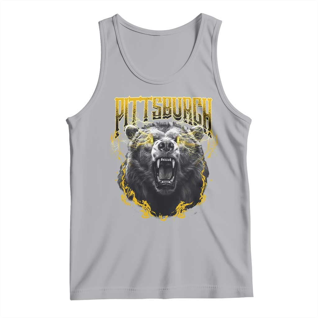 Vintage PFS Tank Top Retro Sports Fan Wild Mascot Streetwear Bootleg TS10 Athletic Heather Print Your Wear