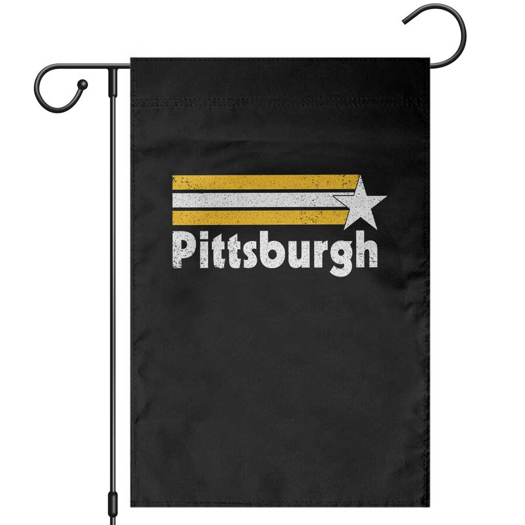 Retro PFS Garden Flag Vintage Pennsylvania Stripes 70s 80s 90s TS10 Black Print Your Wear