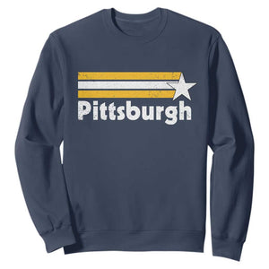 Retro PFS Sweatshirt Vintage Pennsylvania Stripes 70s 80s 90s TS10 Navy Print Your Wear