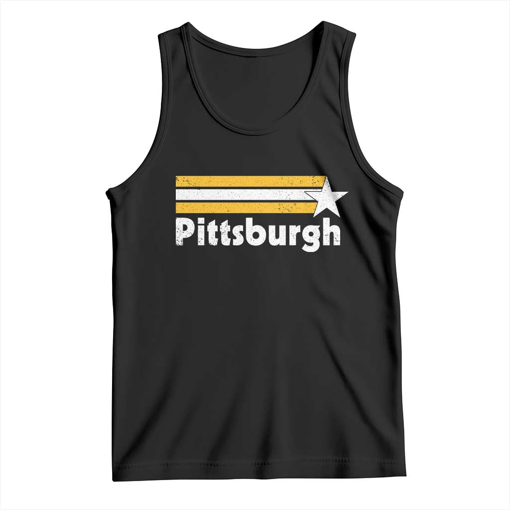 Retro PFS Tank Top Vintage Pennsylvania Stripes 70s 80s 90s TS10 Black Print Your Wear