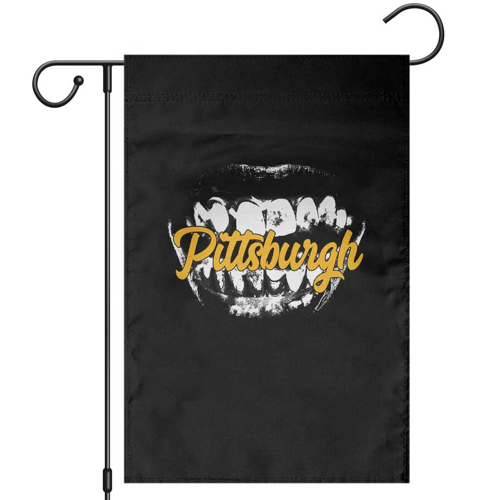 PFS Game Day Garden Flag Streetwear Steel City Pride TS10 Black Print Your Wear