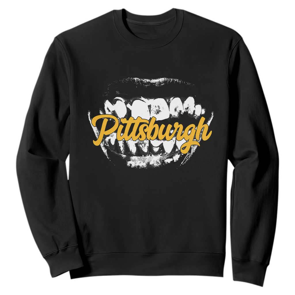 PFS Game Day Sweatshirt Streetwear Steel City Pride TS10 Black Print Your Wear