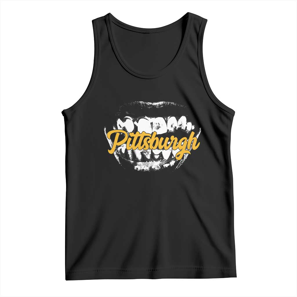 PFS Game Day Tank Top Streetwear Steel City Pride TS10 Black Print Your Wear