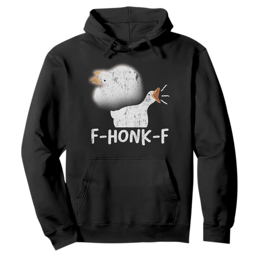 Silly Goose Meme Hoodie Retro F-Honk-F Funny Farm Animal TS10 Black Print Your Wear