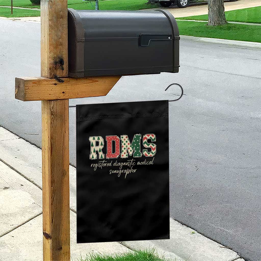Sonographer Christmas Garden Flag RDMS Ultrasound Tech Technologist Gift TS10 Print Your Wear