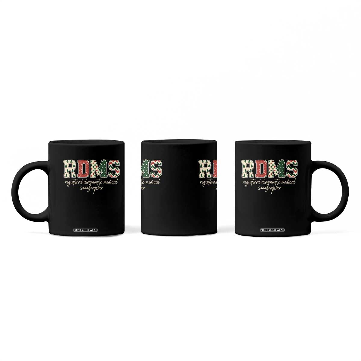 Sonographer Christmas Coffee Mug RDMS Ultrasound Tech Technologist Gift TS10 Print Your Wear
